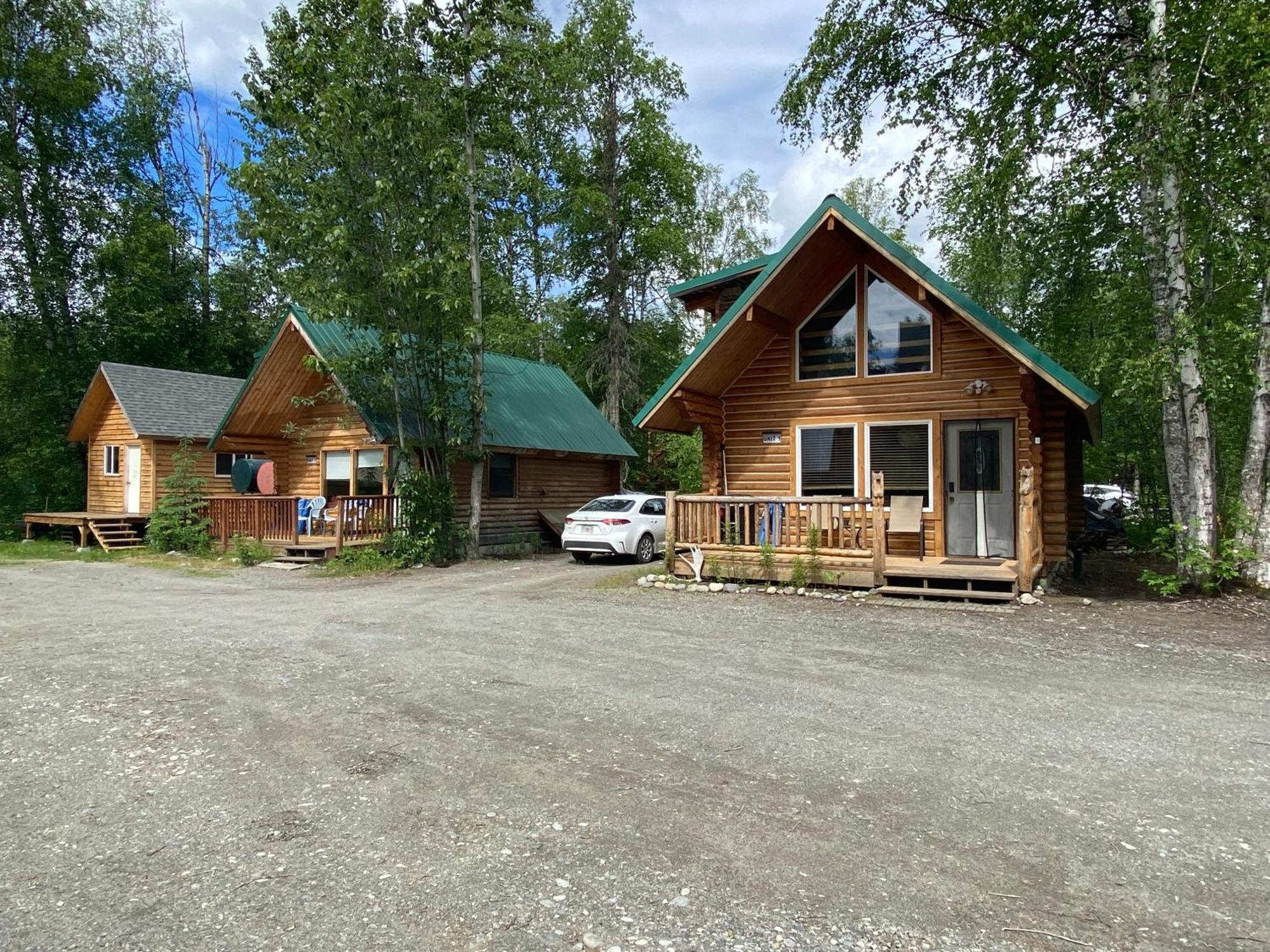 Talkeetna Log Cabin With Hot Tub Unit 2 Экстерьер фото