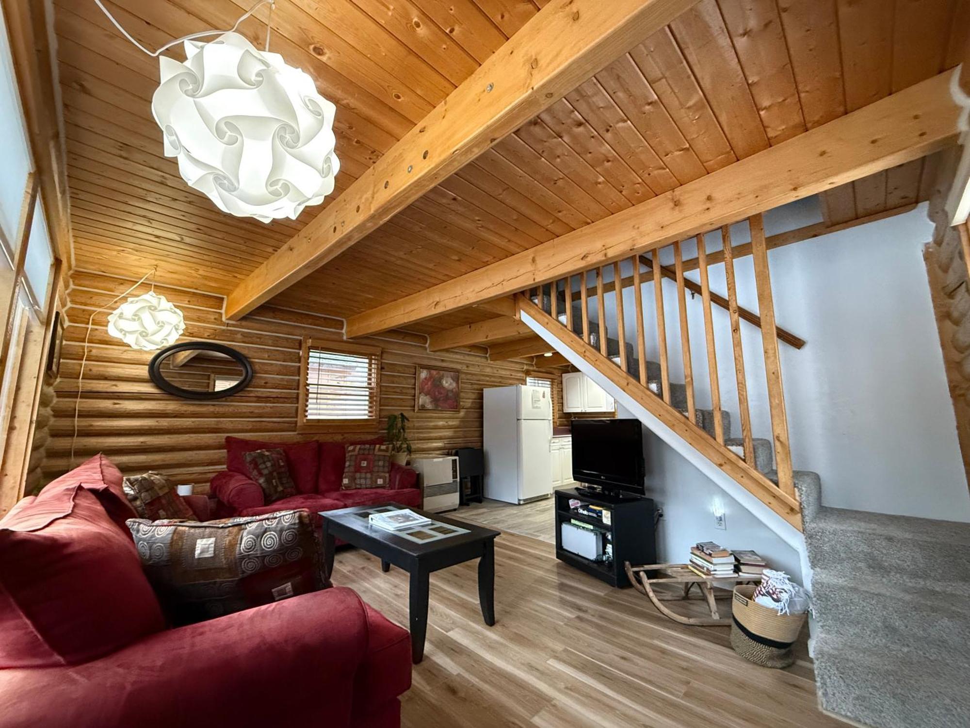 Talkeetna Log Cabin With Hot Tub Unit 2 Экстерьер фото
