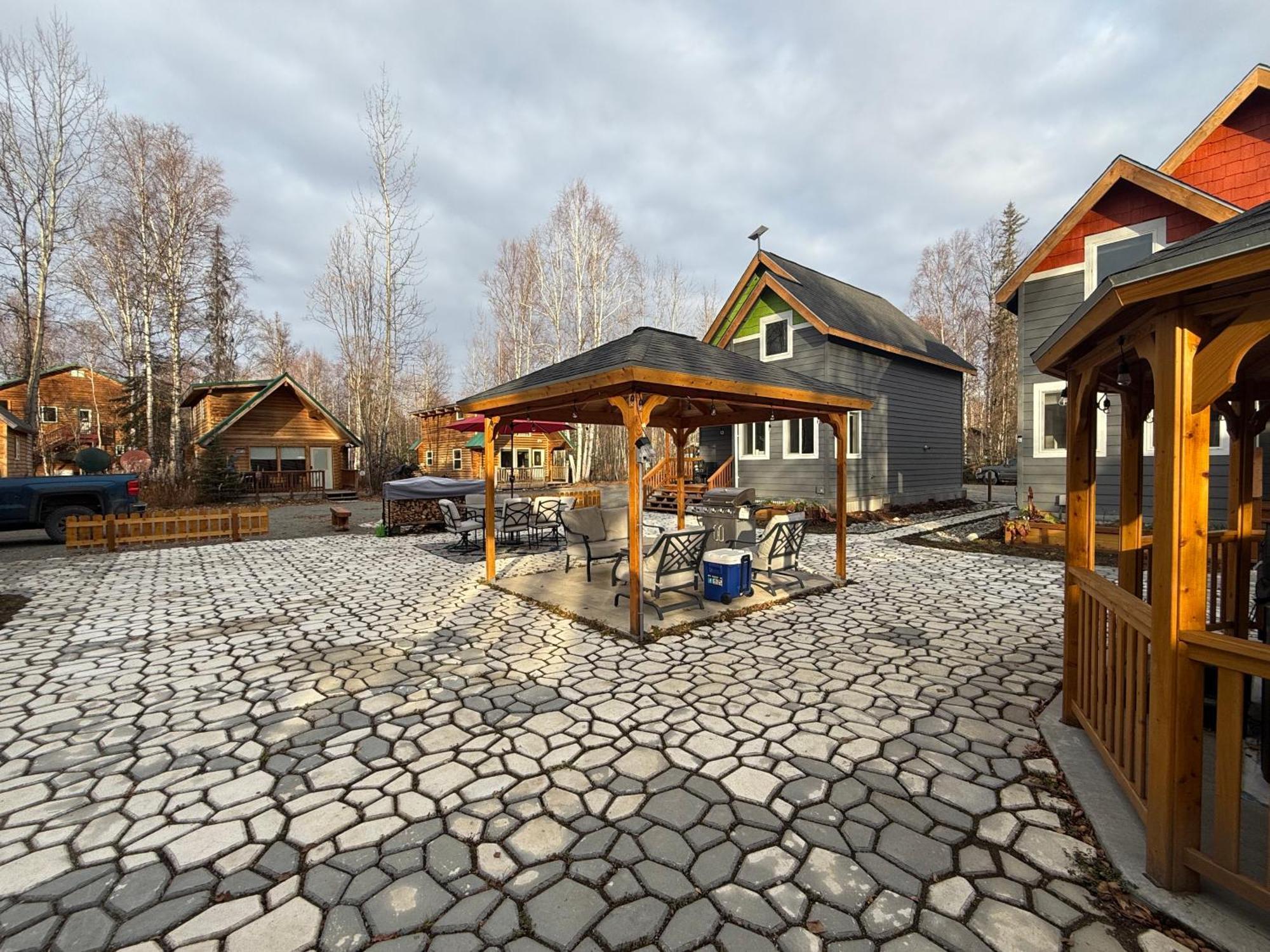 Talkeetna Log Cabin With Hot Tub Unit 2 Экстерьер фото