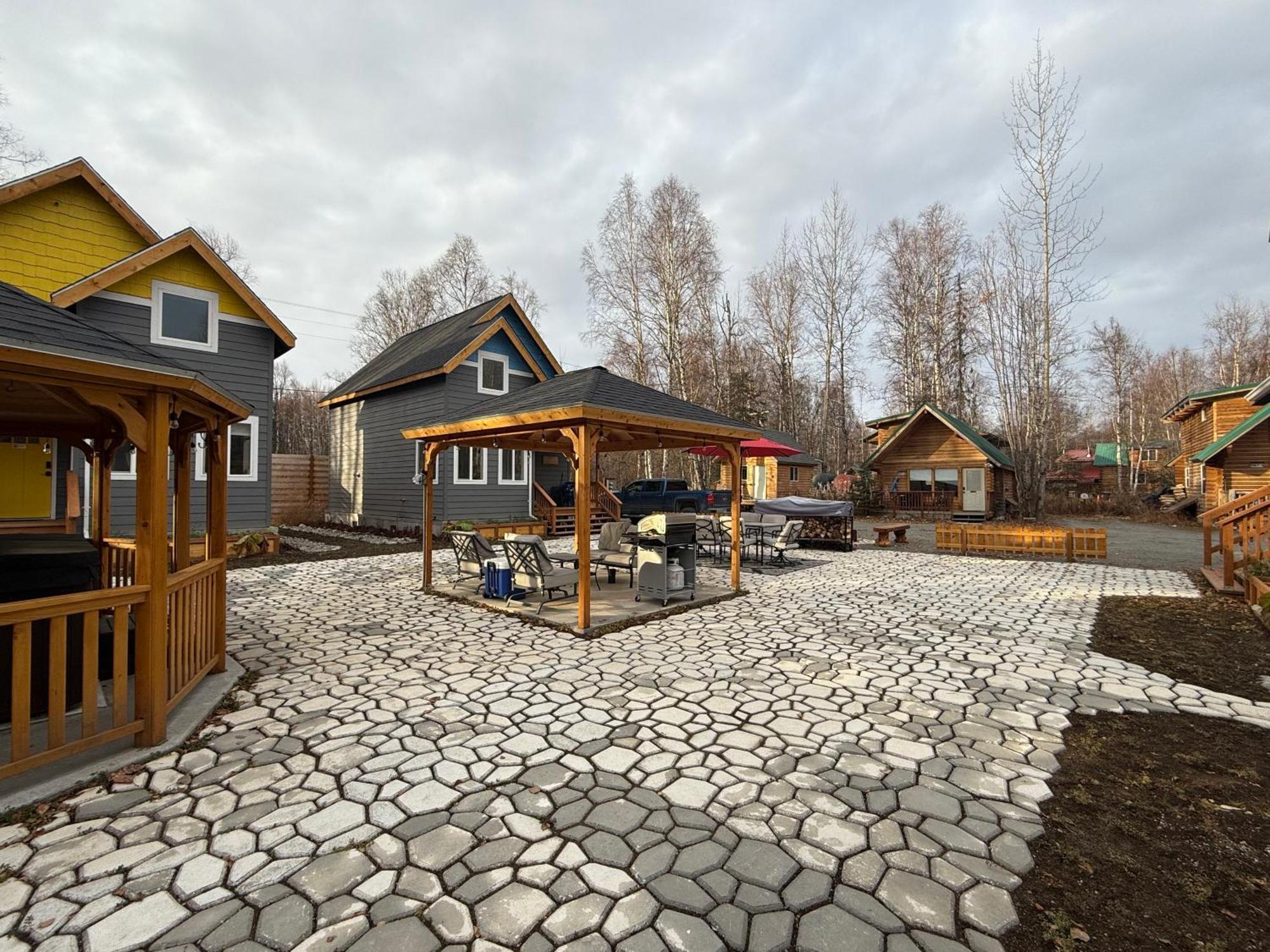 Talkeetna Log Cabin With Hot Tub Unit 2 Экстерьер фото