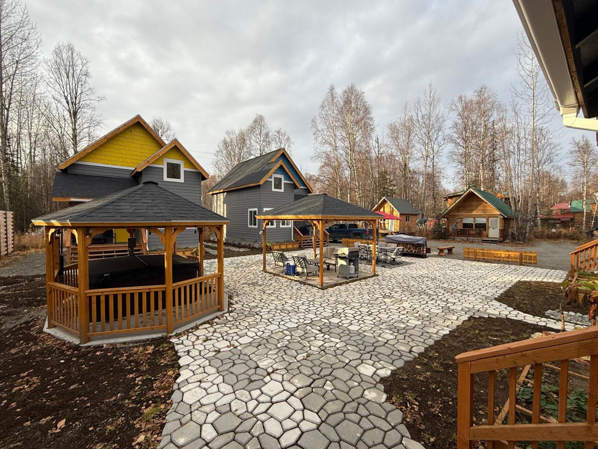 Talkeetna Log Cabin With Hot Tub Unit 2 Экстерьер фото