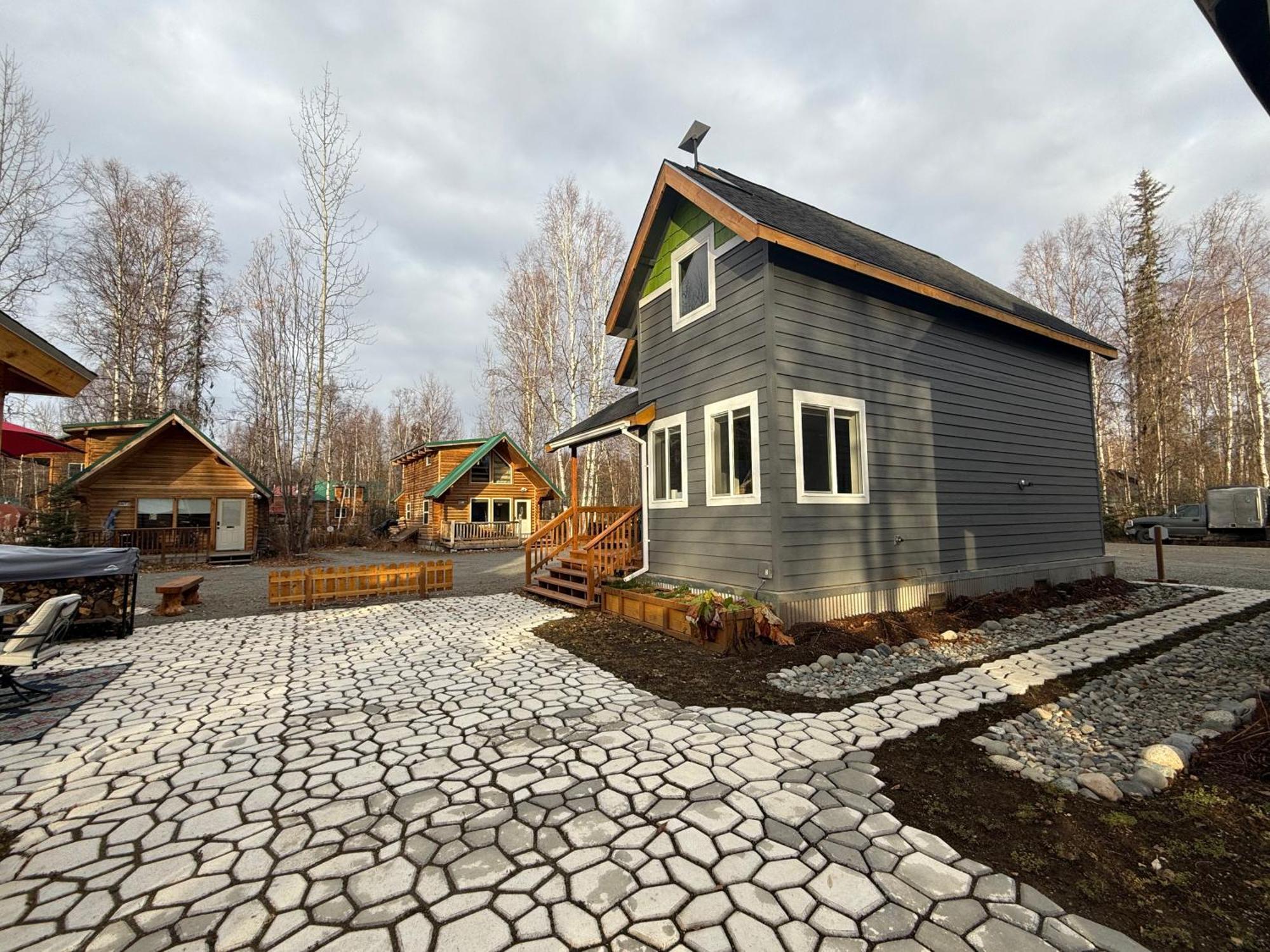 Talkeetna Log Cabin With Hot Tub Unit 2 Экстерьер фото