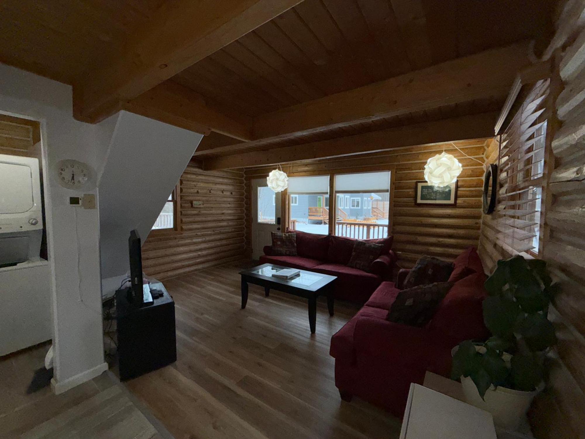 Talkeetna Log Cabin With Hot Tub Unit 2 Экстерьер фото
