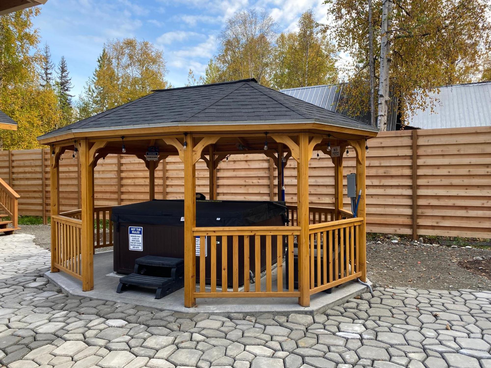Talkeetna Log Cabin With Hot Tub Unit 2 Экстерьер фото